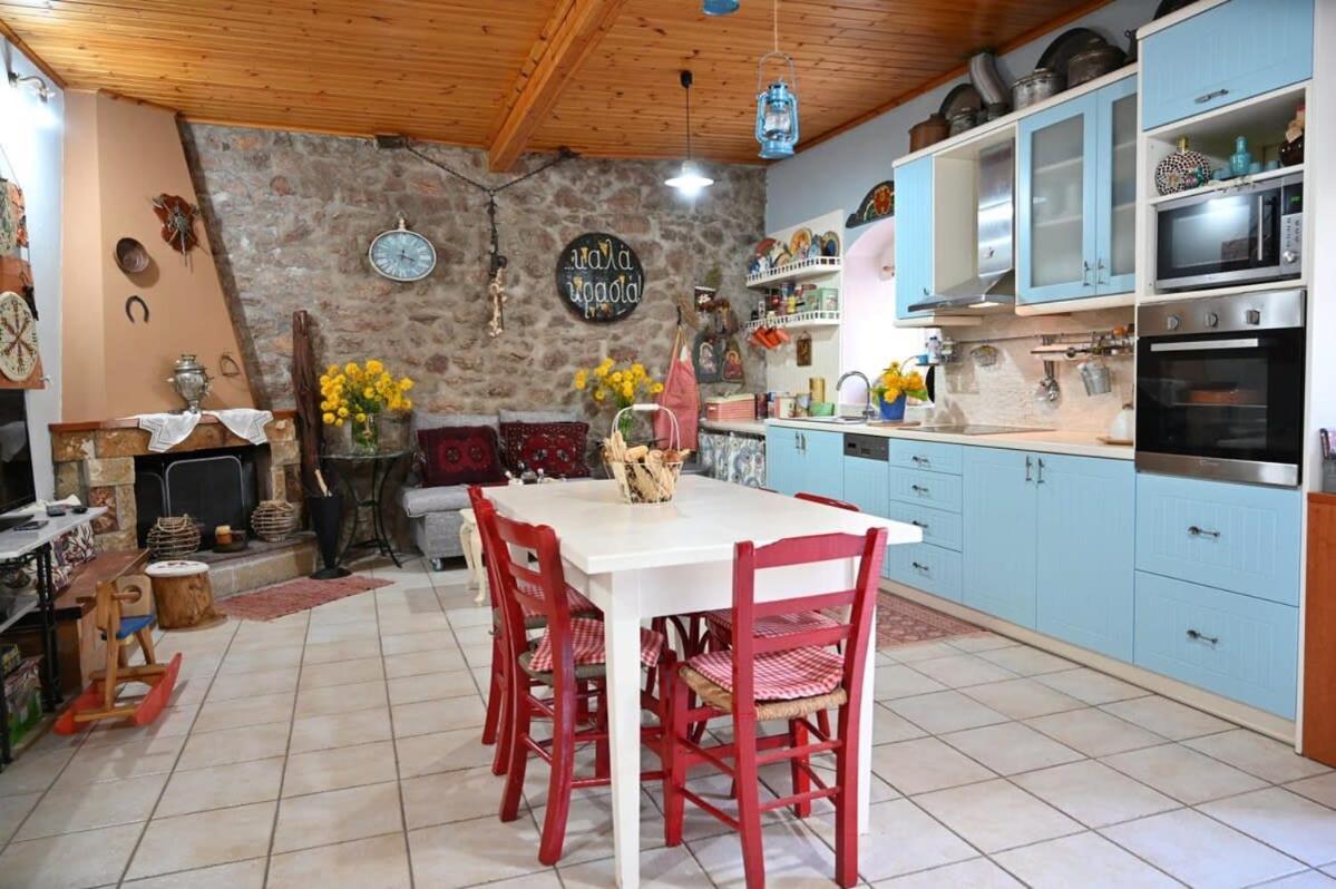 Kalavrita Winter Retreat - Homely Spacious Chalet Άνω Βλασία Екстер'єр фото